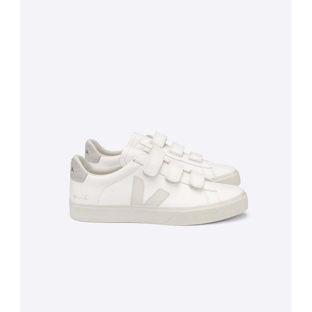 Womens Veja Sneakers Outlet Online White Beige RECIFE CHROMEFREE